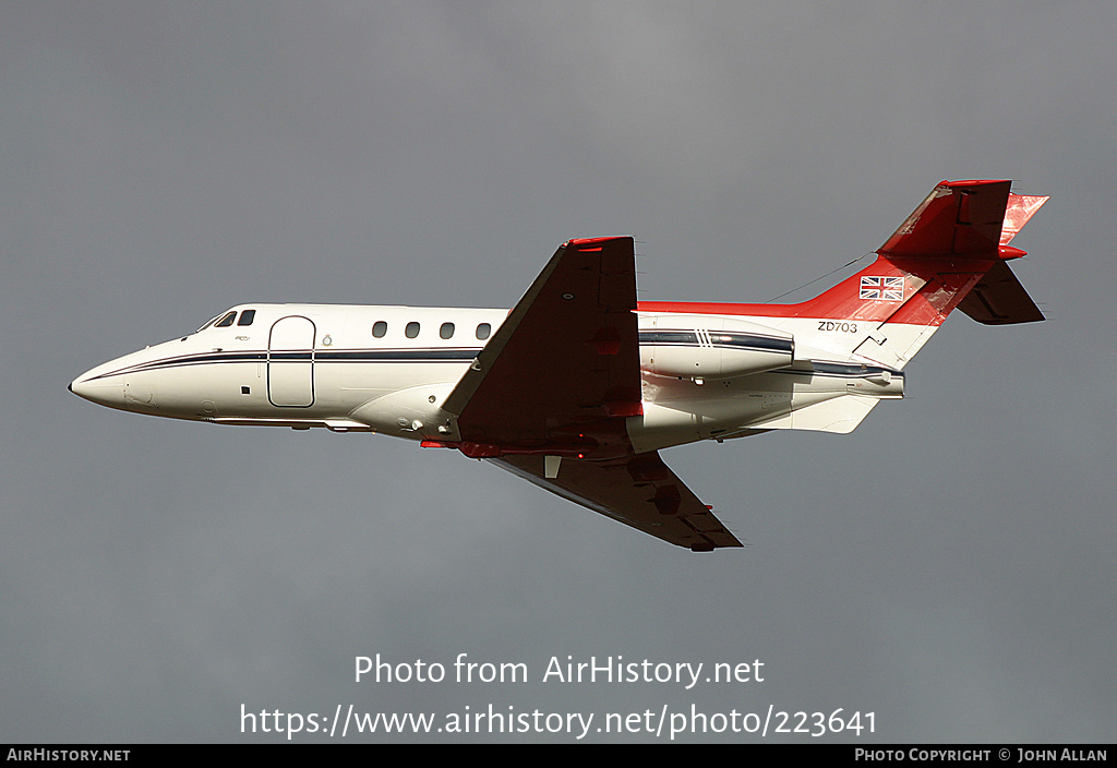 Aircraft Photo of ZD703 | British Aerospace HS-125 CC3 (HS-125-700B) | UK - Air Force | AirHistory.net #223641