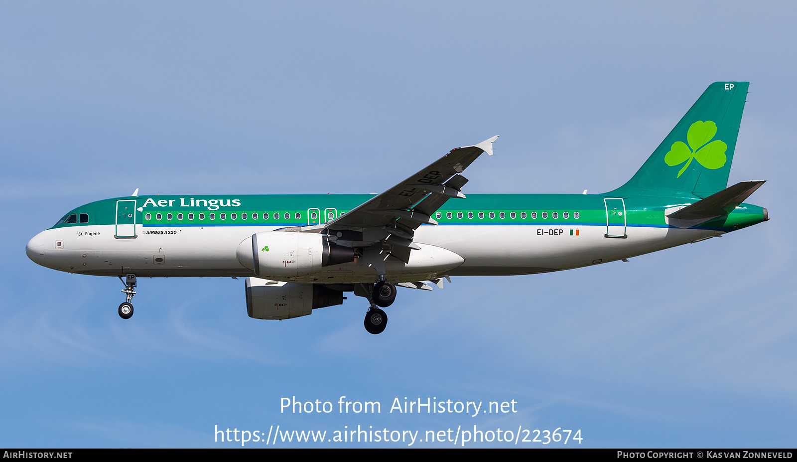 Aircraft Photo of EI-DEP | Airbus A320-214 | Aer Lingus | AirHistory.net #223674