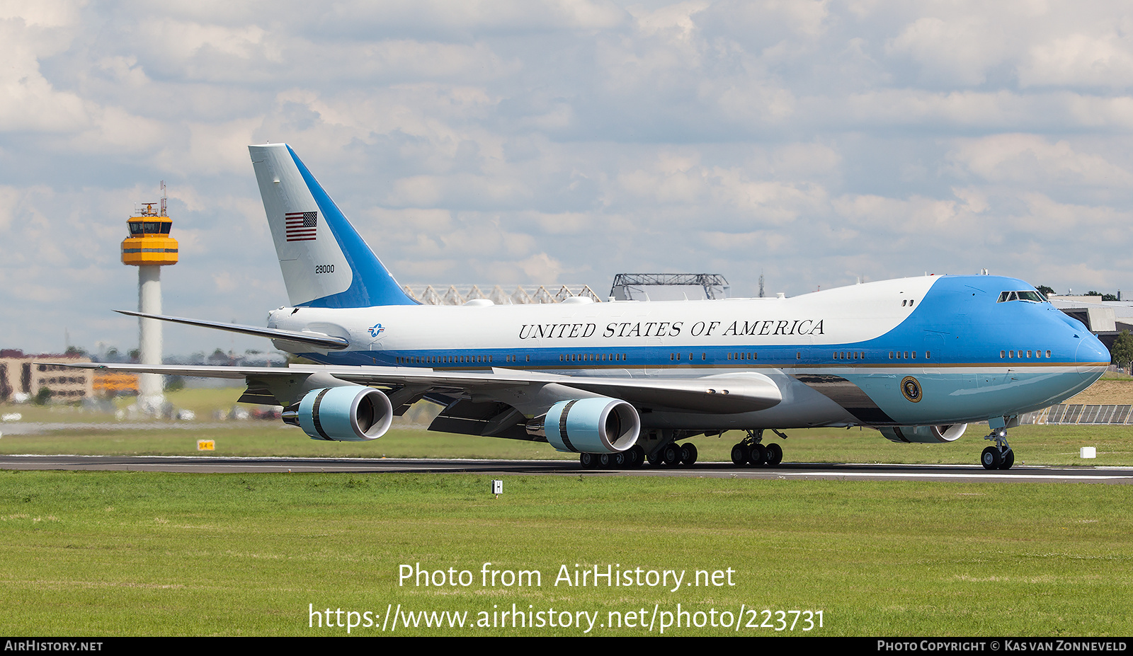 Aircraft Photo of 92-9000 / 29000 | Boeing VC-25A | USA - Air Force | AirHistory.net #223731