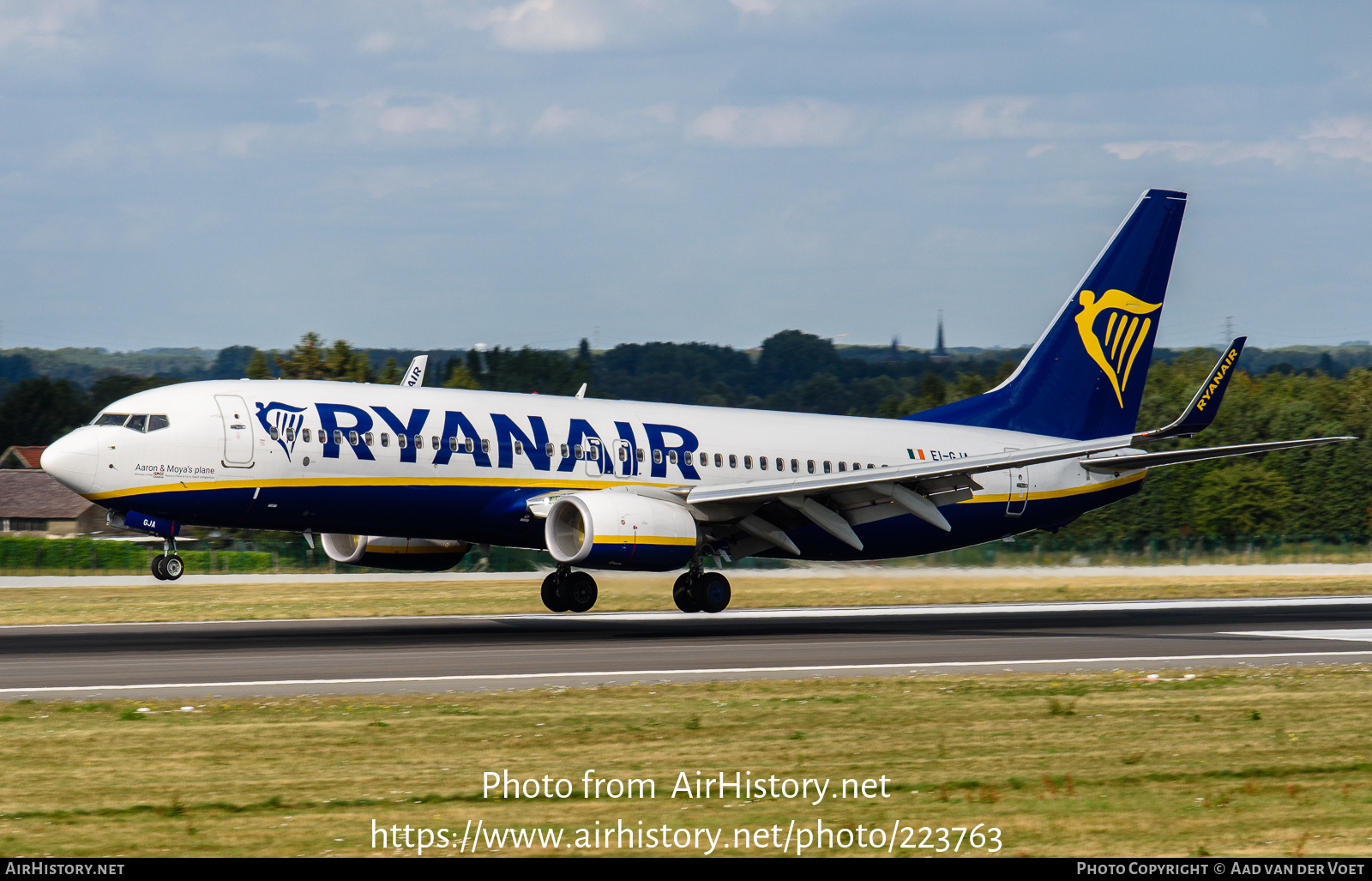 Aircraft Photo of EI-GJA | Boeing 737-800 | Ryanair | AirHistory.net #223763