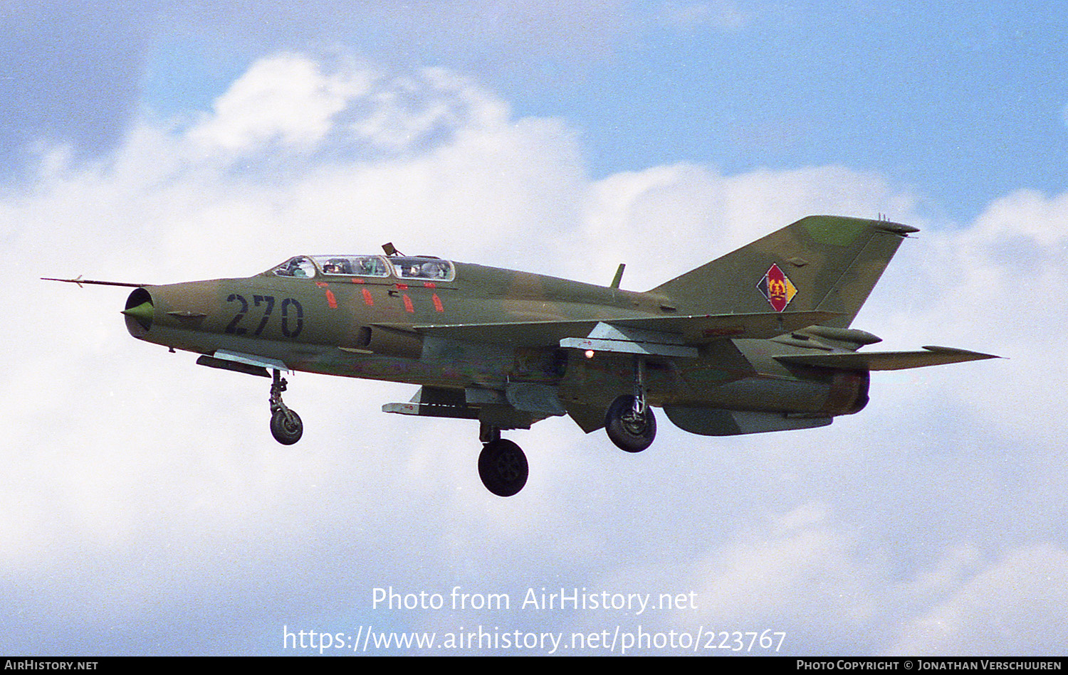 Aircraft Photo of 270 | Mikoyan-Gurevich MiG-21UM | East Germany - Air Force | AirHistory.net #223767