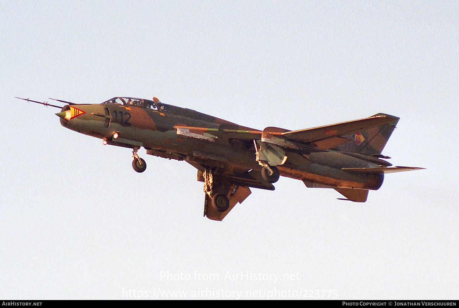 Aircraft Photo of 112 | Sukhoi Su-22UM3K | East Germany - Navy | AirHistory.net #223775