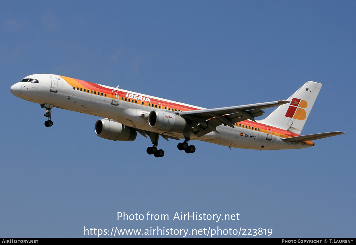 Aircraft Photo of EC-HDU | Boeing 757-256 | Iberia | AirHistory.net #223819