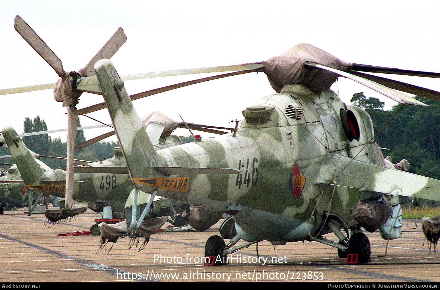 Aircraft Photo of 446 | Mil Mi-24D | East Germany - Air Force | AirHistory.net #223853