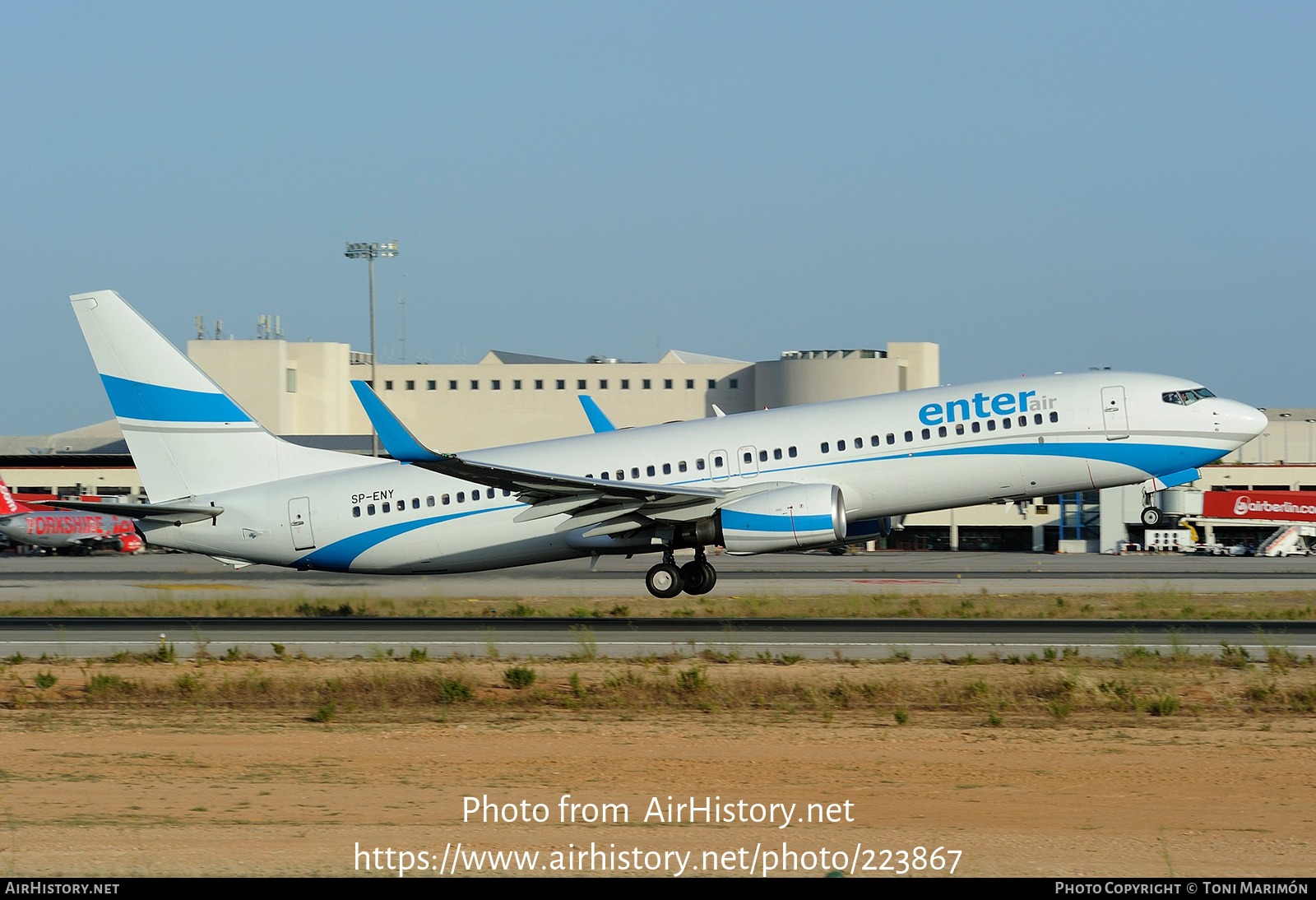 Aircraft Photo of SP-ENY | Boeing 737-86N | Enter Air | AirHistory.net #223867