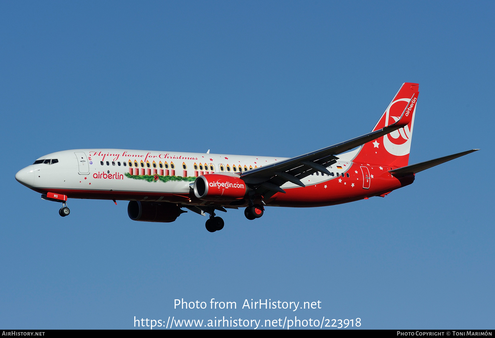 Aircraft Photo of D-ABMS | Boeing 737-86J | Air Berlin | AirHistory.net #223918