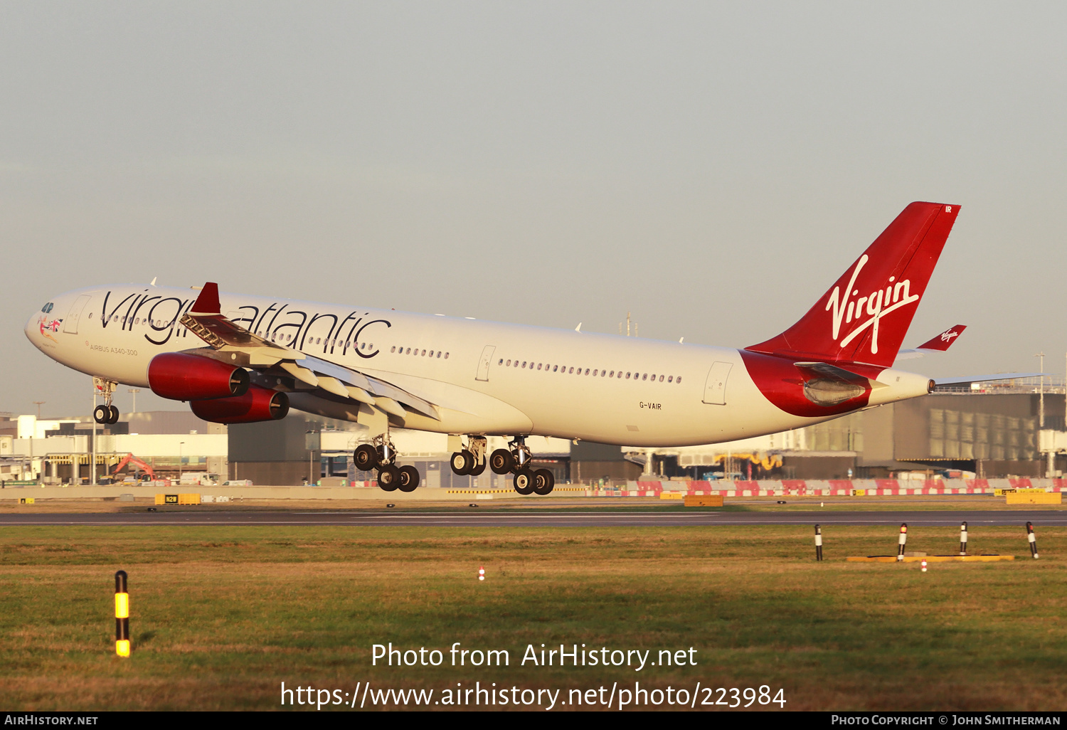 Aircraft Photo of G-VAIR | Airbus A340-313X | Virgin Atlantic Airways | AirHistory.net #223984