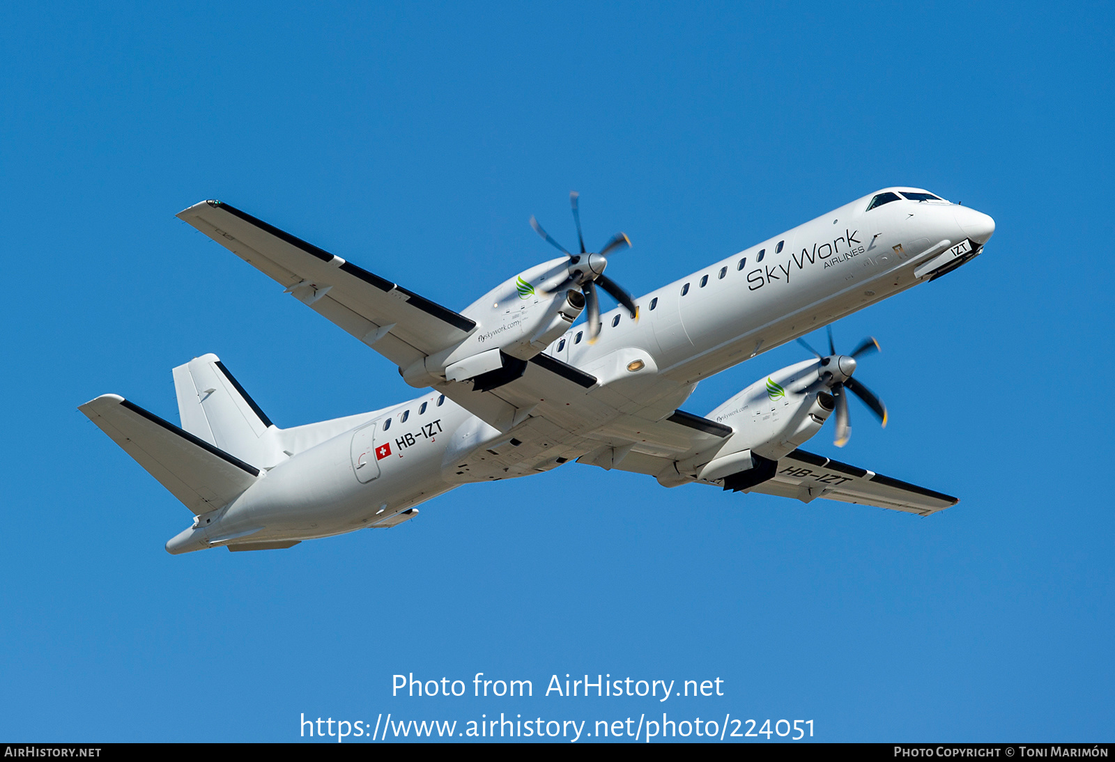 Aircraft Photo of HB-IZT | Saab 2000 | SkyWork Airlines | AirHistory.net #224051