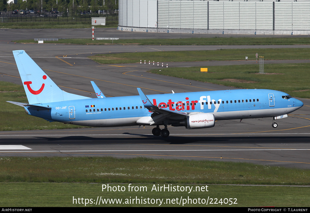 Aircraft Photo of OO-JAF | Boeing 737-8K5 | Jetairfly | AirHistory.net #224052