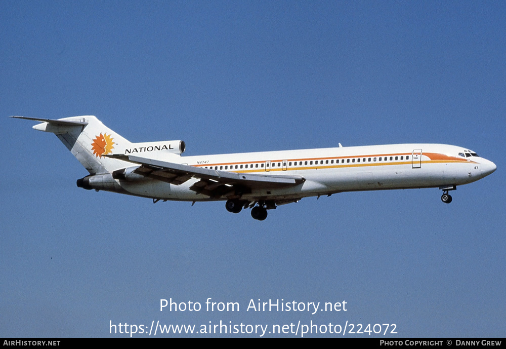 Aircraft Photo of N4747 | Boeing 727-235 | National Airlines | AirHistory.net #224072