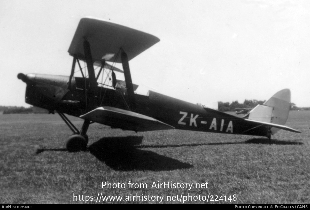 Aircraft Photo of ZK-AIA | De Havilland D.H. 82A Tiger Moth | AirHistory.net #224148