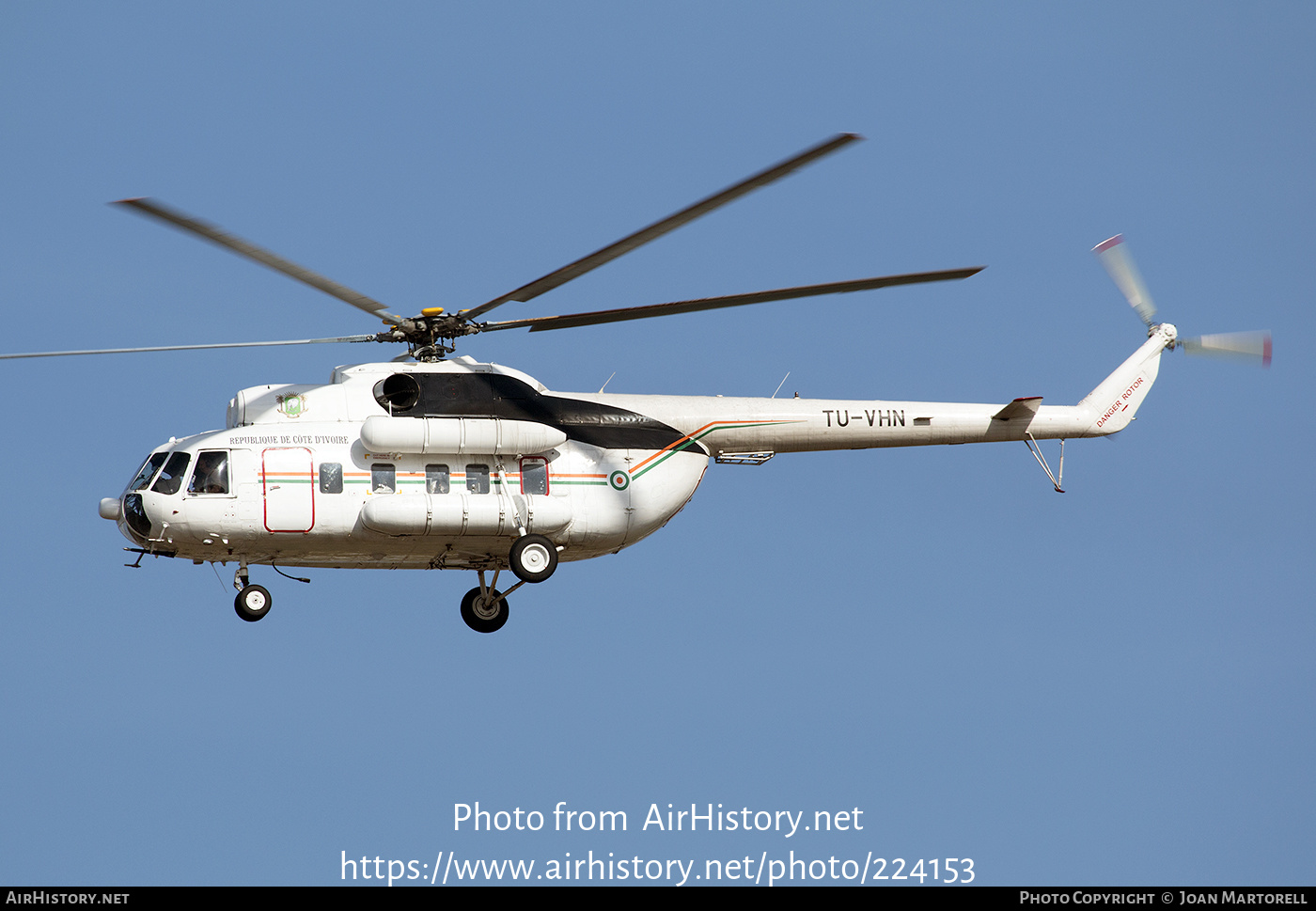 Aircraft Photo of TU-VHN | Mil Mi-8P | Ivory Coast - Air Force | AirHistory.net #224153