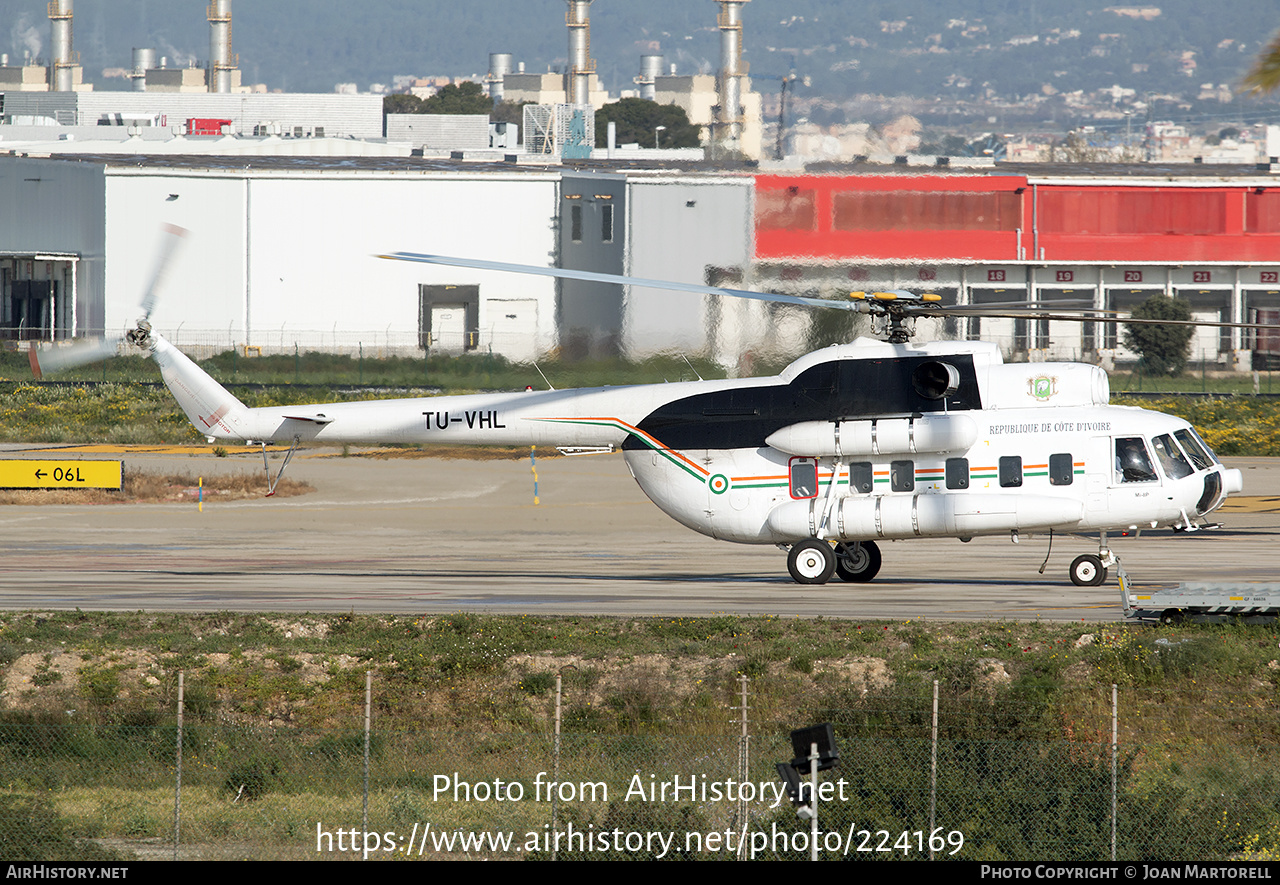 Aircraft Photo of TU-VHL | Mil Mi-8P | Ivory Coast - Air Force | AirHistory.net #224169