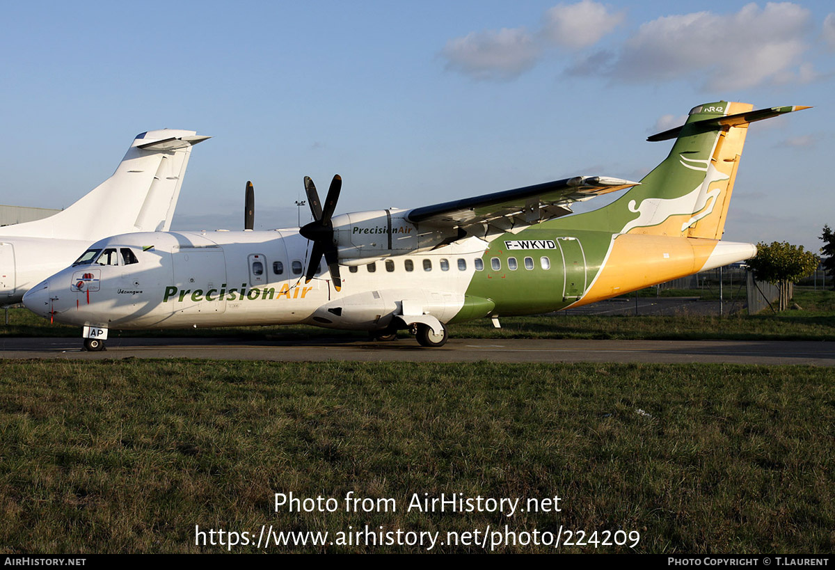 Aircraft Photo of F-WKVD | ATR ATR-42-320 | Precision Air | AirHistory.net #224209