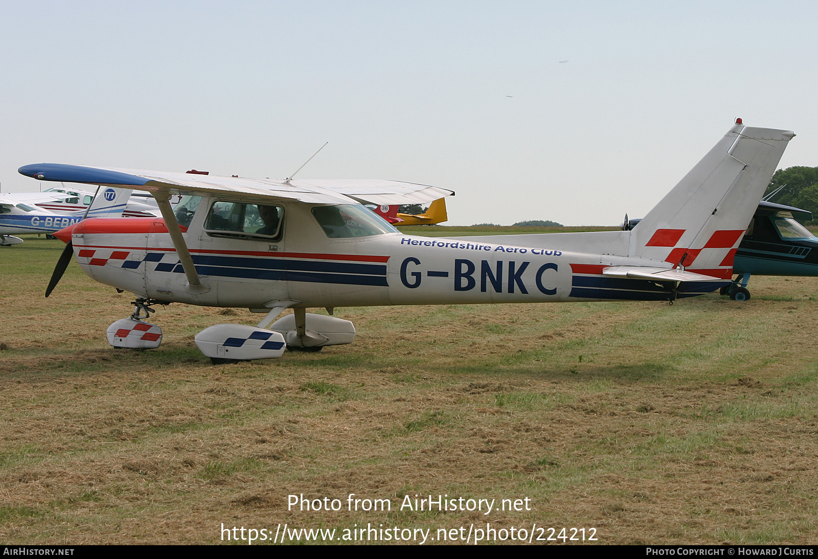 Aircraft Photo of G-BNKC | Cessna 152 | Herefordshire Aero Club | AirHistory.net #224212