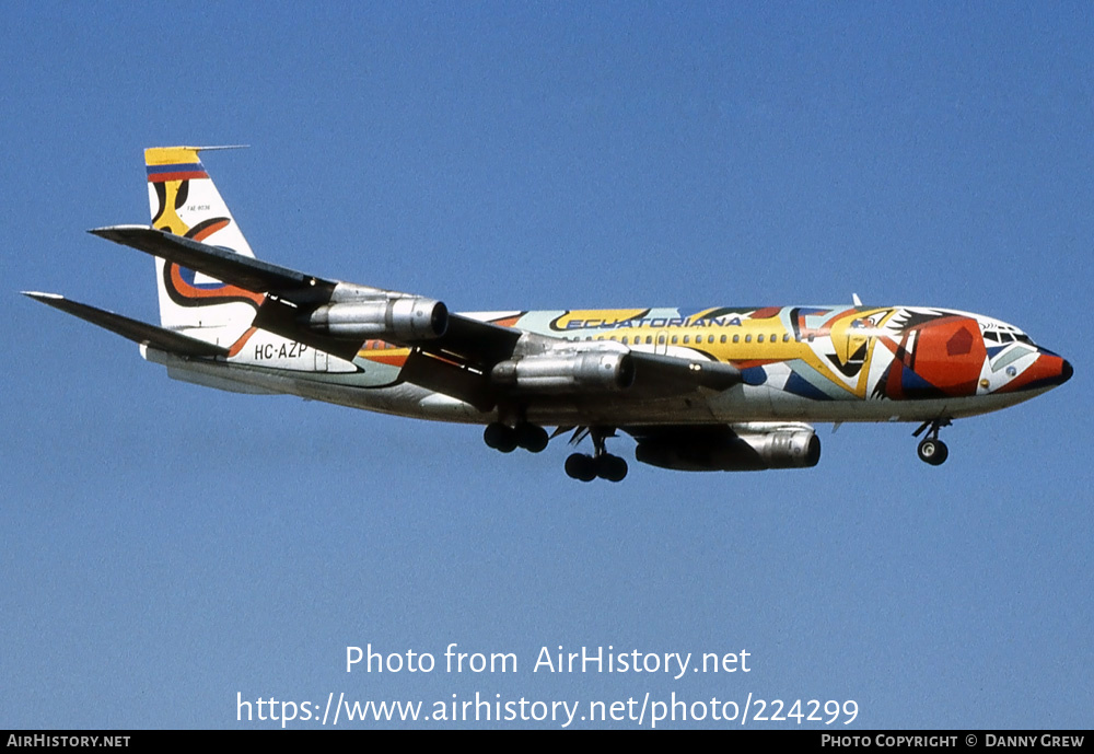 Aircraft Photo of HC-AZP | Boeing 720-023B | Ecuatoriana | AirHistory.net #224299