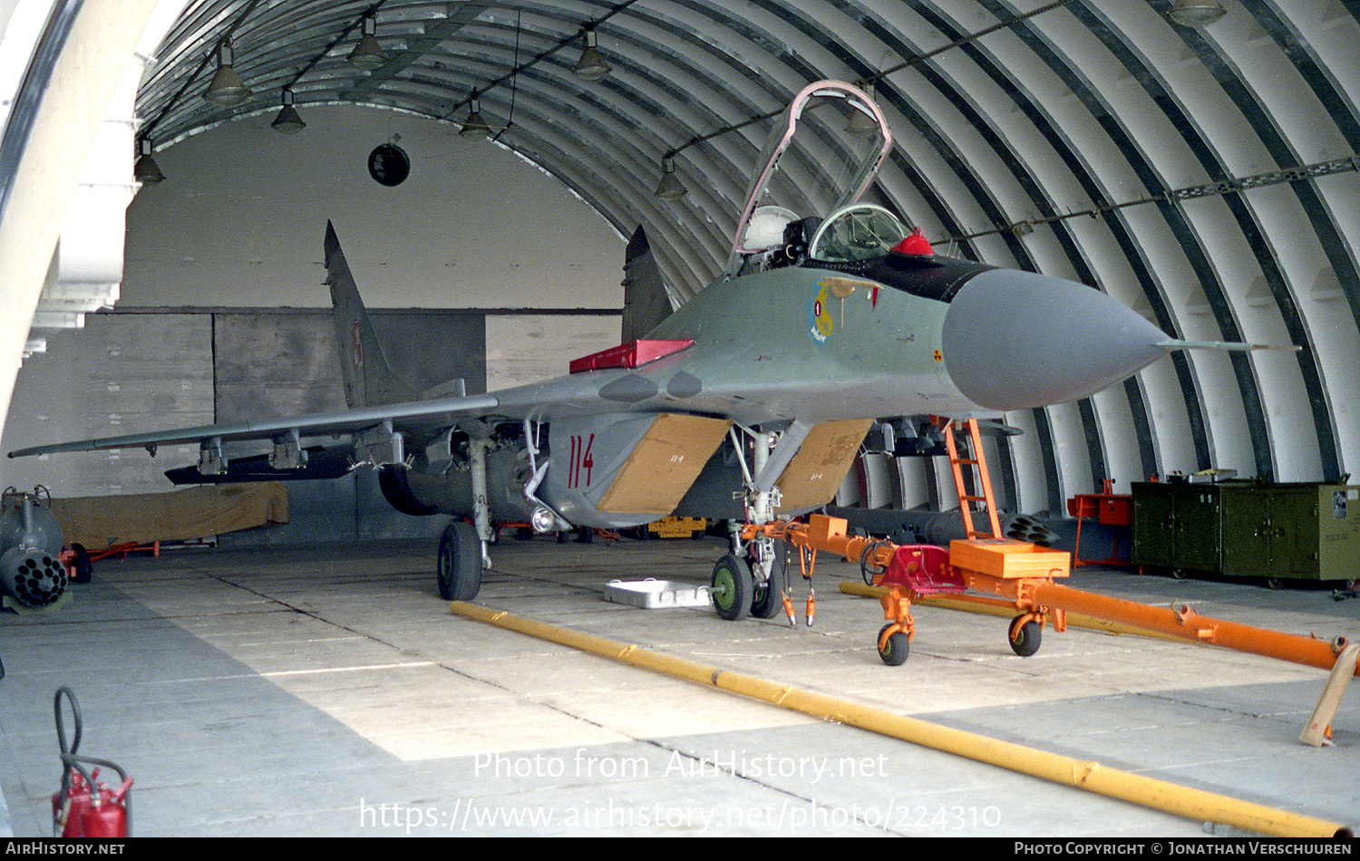 Aircraft Photo of 114 | Mikoyan-Gurevich MiG-29A (9-12A) | Poland - Air Force | AirHistory.net #224310