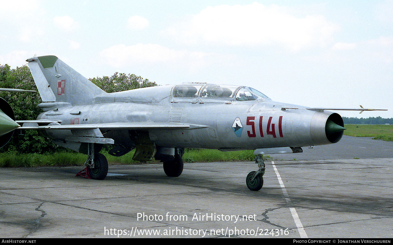 Aircraft Photo of 5141 | Mikoyan-Gurevich MiG-21US | Poland - Air Force | AirHistory.net #224316