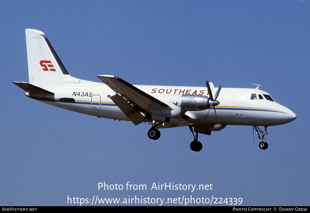 Aircraft Photo of N43AS | Grumman G-159C Gulfstream I | Southeast Airlines | AirHistory.net #224339