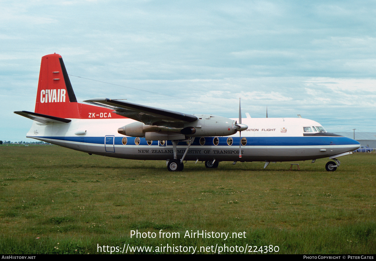 Aircraft Photo of ZK-DCA | Fokker F27-200 Friendship | Civair - New Zealand Ministry of Transport | AirHistory.net #224380