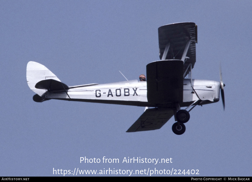 Aircraft Photo of G-AOBX | De Havilland D.H. 82A Tiger Moth II | AirHistory.net #224402