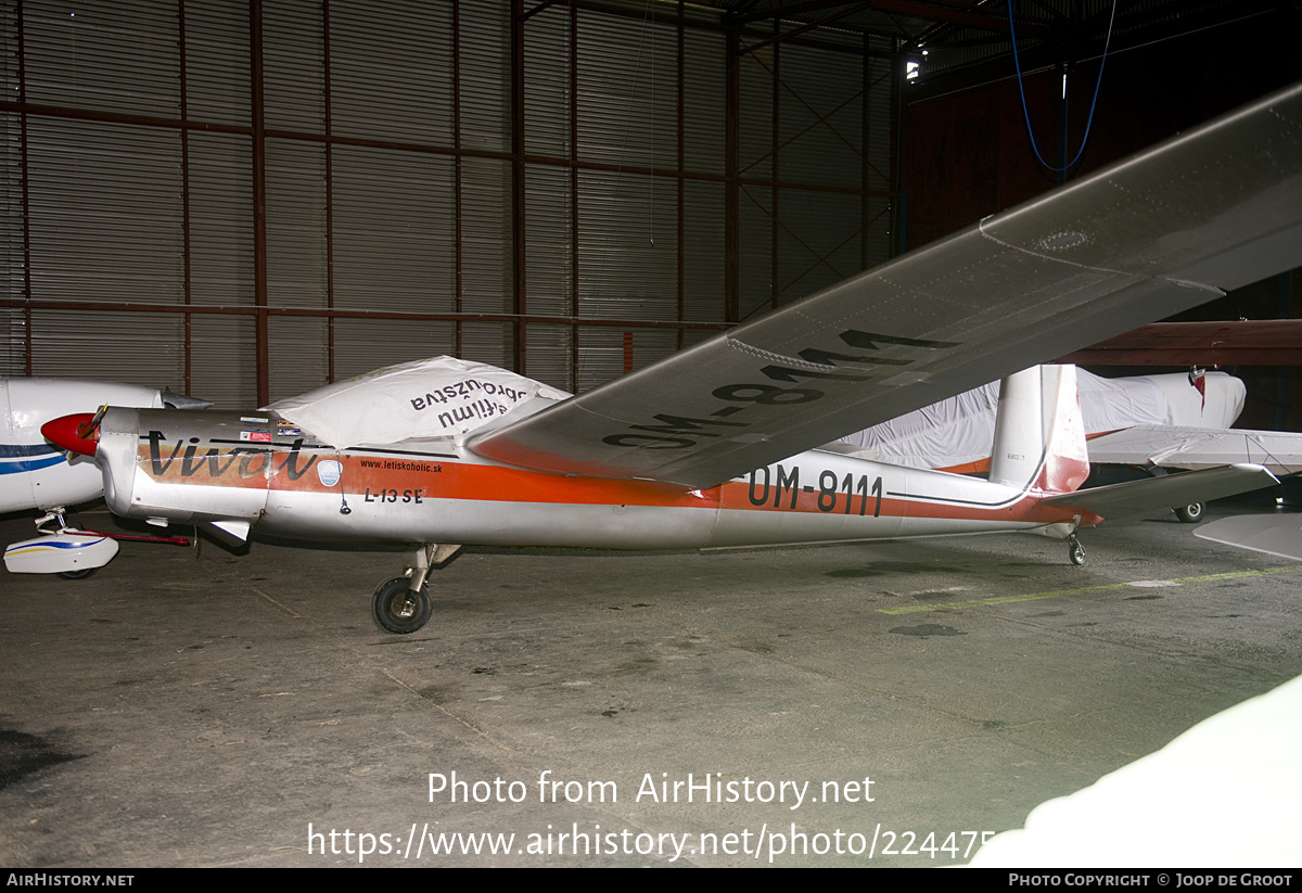 Aircraft Photo of OM-8111 | Aerotechnik L-13SE Vivat | Aeroklub Holíč | AirHistory.net #224475