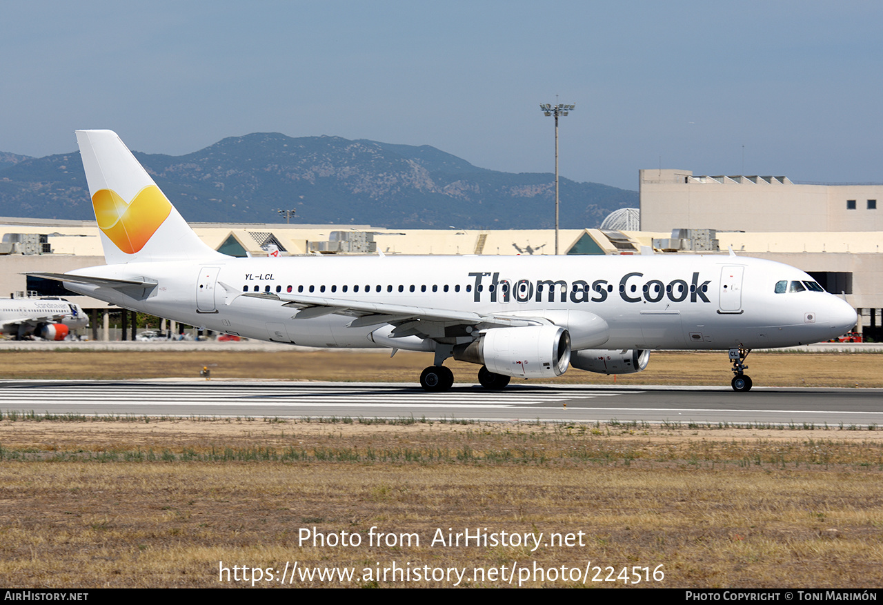 Aircraft Photo of YL-LCL | Airbus A320-214 | Thomas Cook Airlines | AirHistory.net #224516