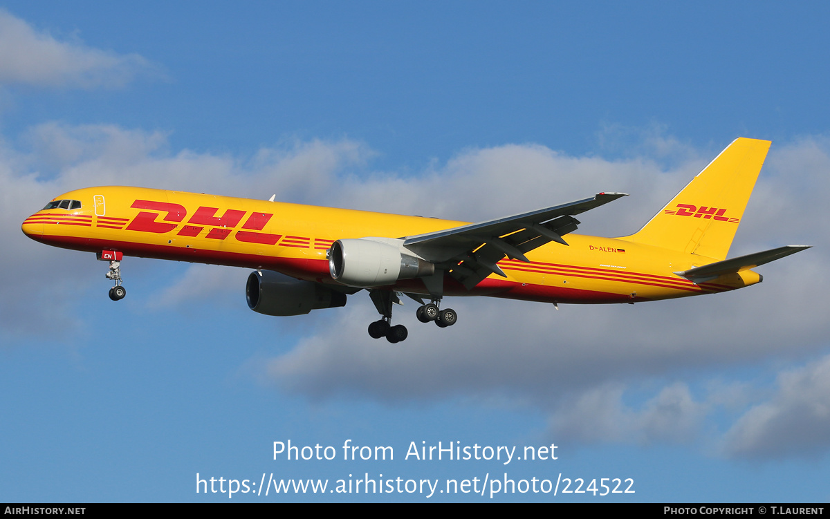 Aircraft Photo of D-ALEN | Boeing 757-2Q8(PCF) | DHL International | AirHistory.net #224522