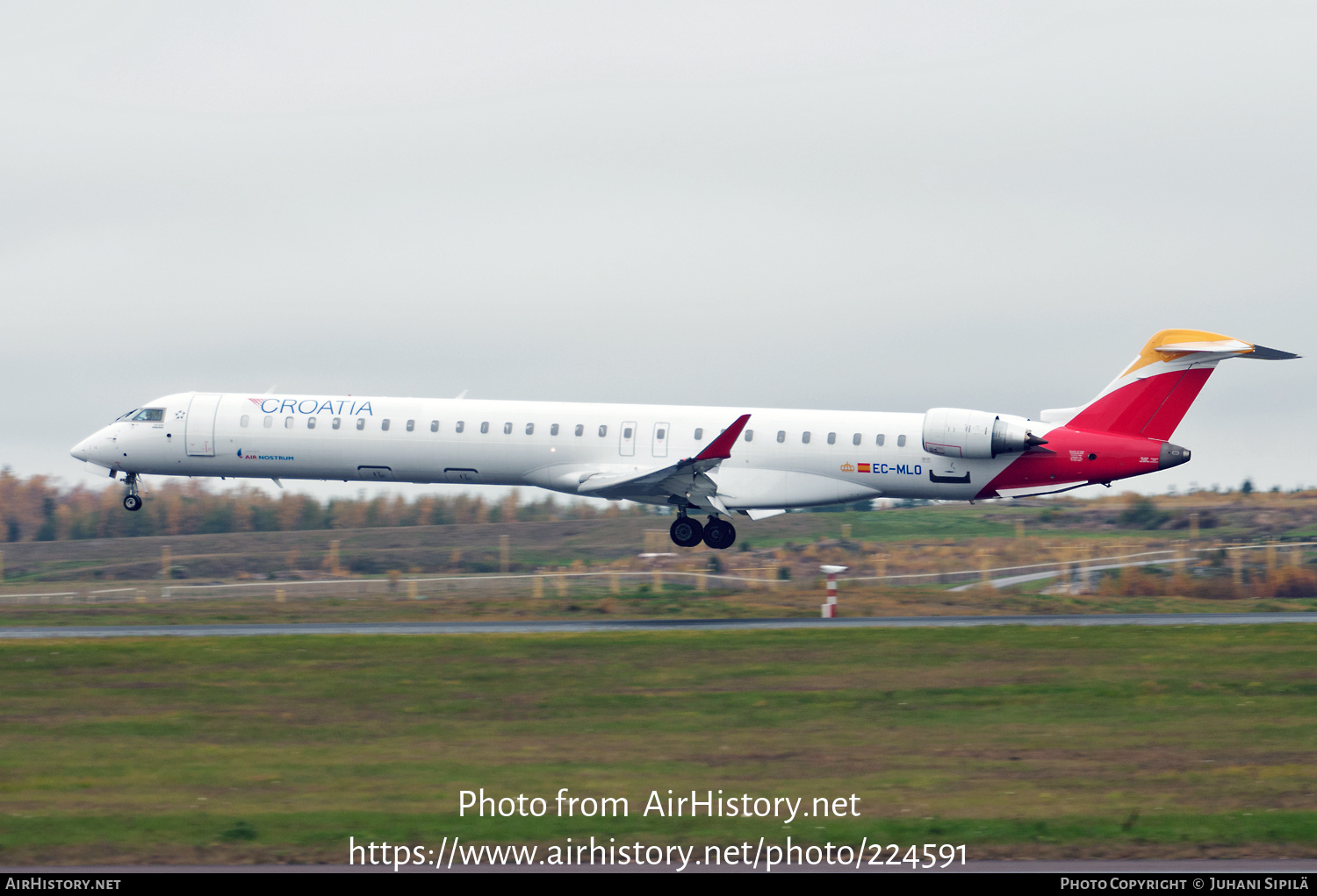 Aircraft Photo of EC-MLO | Bombardier CRJ-1000 (CL-600-2E25) | Croatia Airlines | AirHistory.net #224591