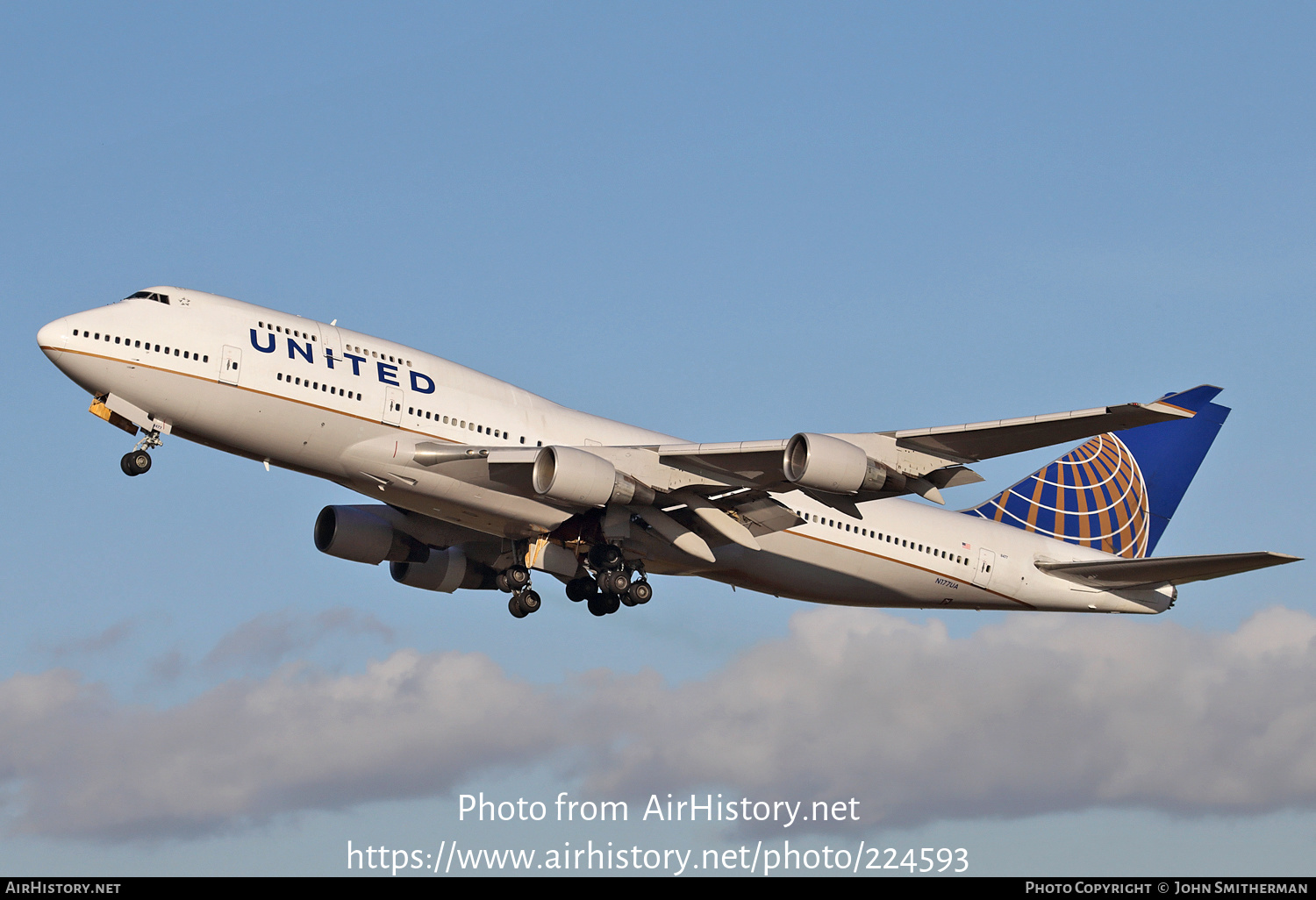 Aircraft Photo of N177UA | Boeing 747-422 | United Airlines | AirHistory.net #224593