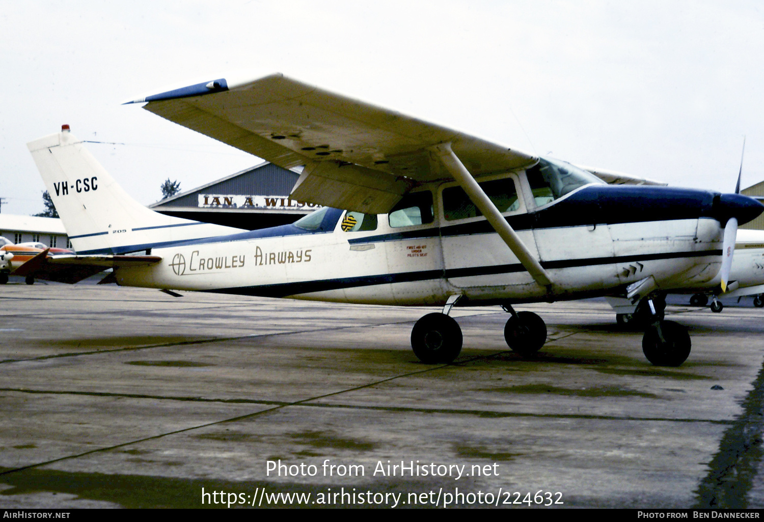 Aircraft Photo of VH-CSC | Cessna 210-5 | Crowley Airways | AirHistory.net #224632