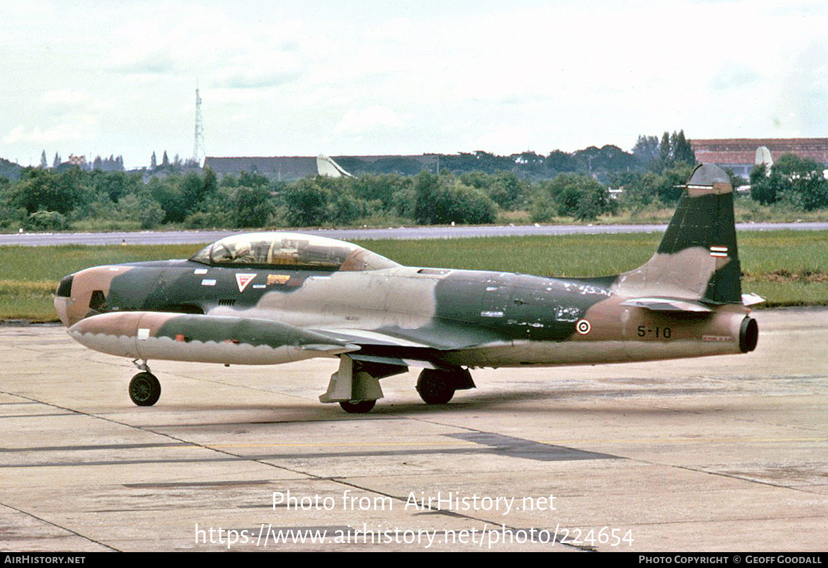 Aircraft Photo of TF11-5/10 / 5-10 | Lockheed RT-33A | Thailand - Air Force | AirHistory.net #224654