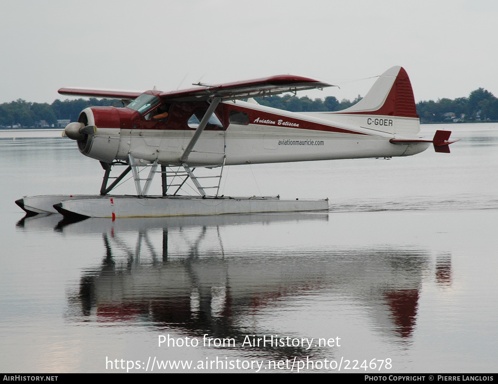 Aircraft Photo of C-GOER | De Havilland Canada DHC-2 Beaver Mk1 | Aviation Batiscan | AirHistory.net #224678