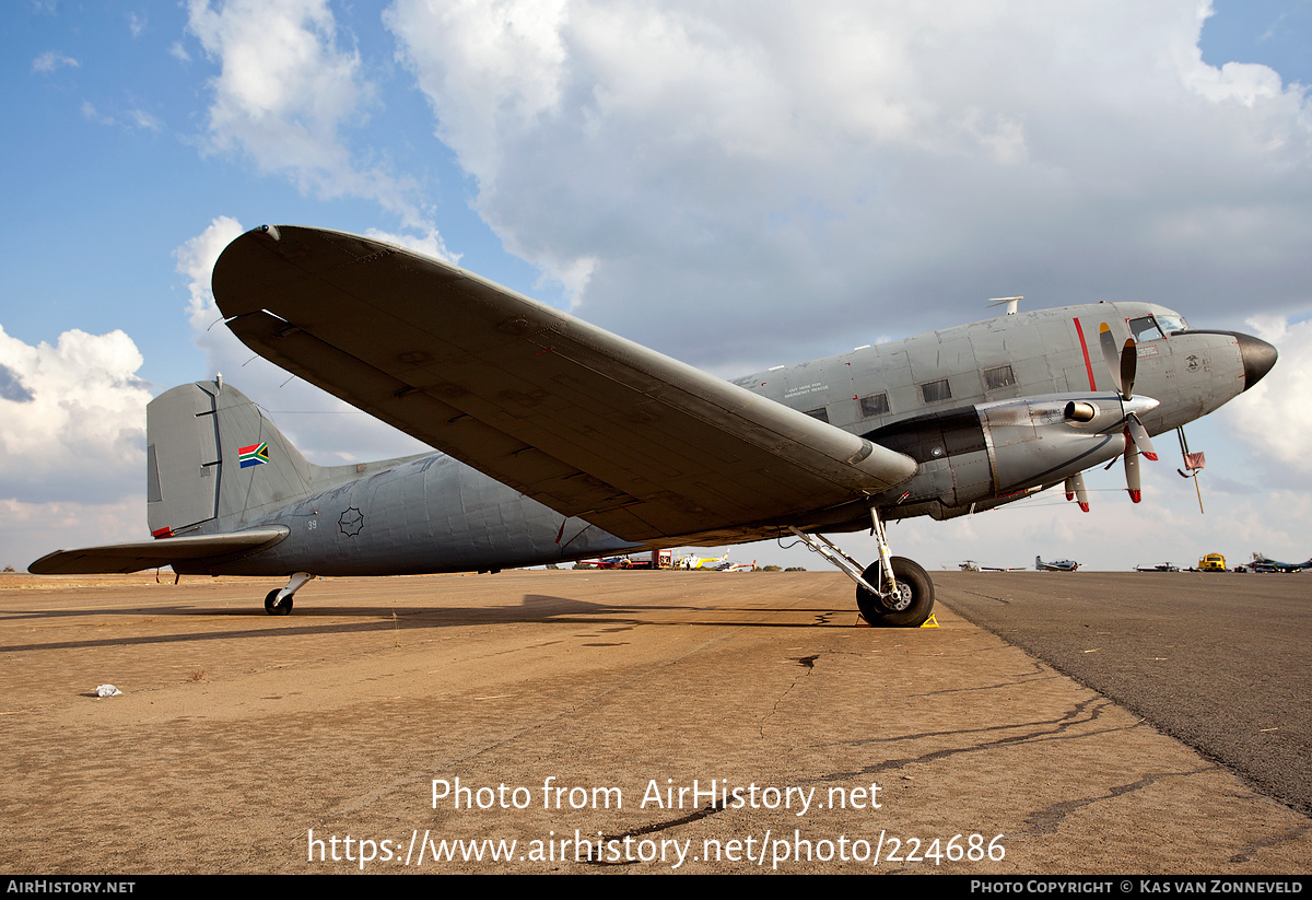 Aircraft Photo of 6839 | AMI C-47TP | South Africa - Air Force | AirHistory.net #224686