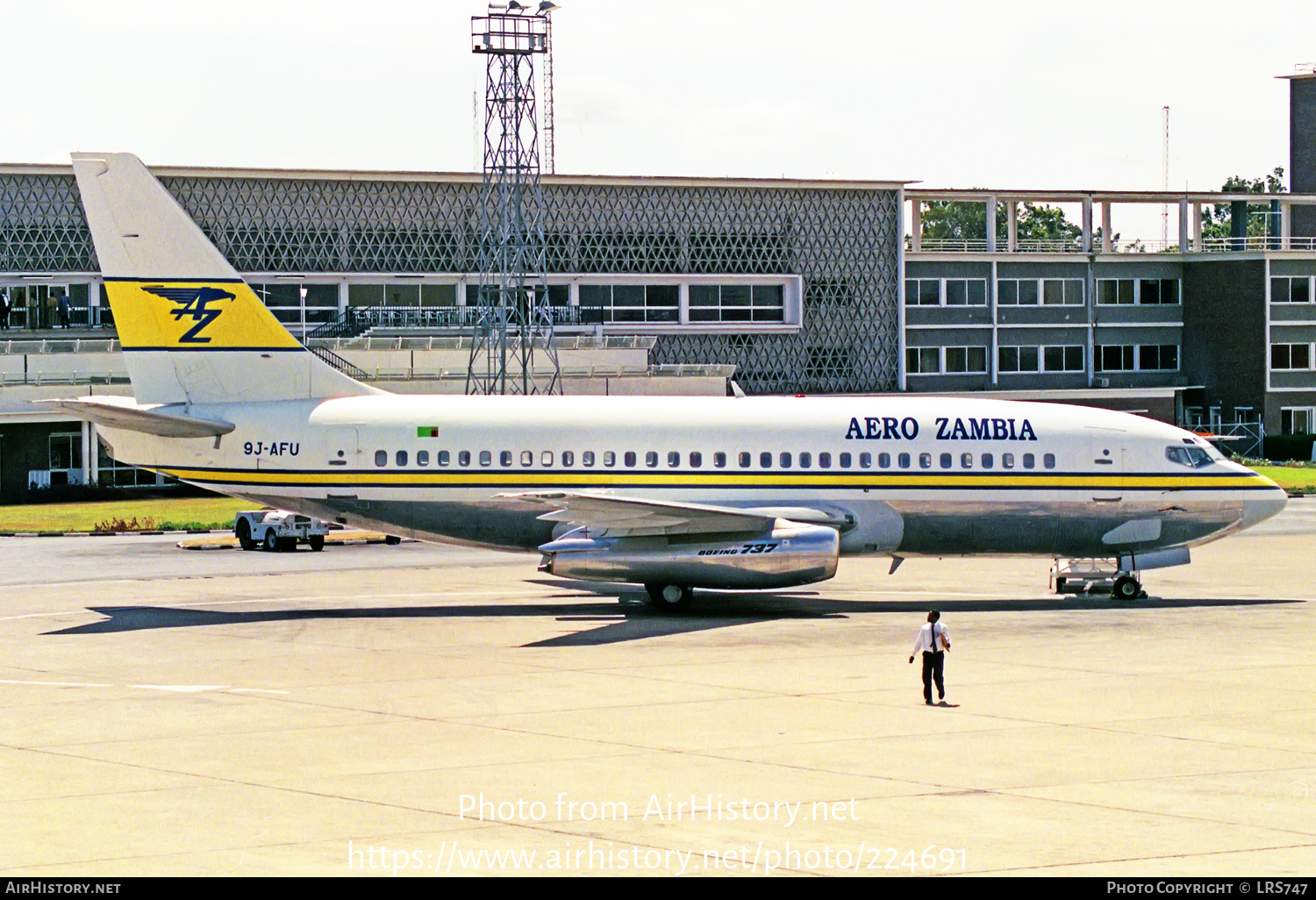 Aircraft Photo of 9J-AFU | Boeing 737-222 | Aero Zambia | AirHistory.net #224691