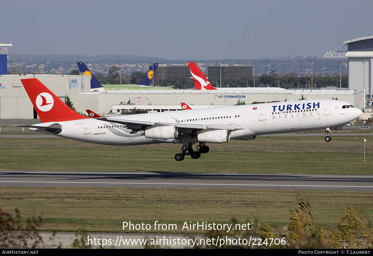 Aircraft Photo of TC-JIH | Airbus A340-313 | Turkish Airlines | AirHistory.net #224706