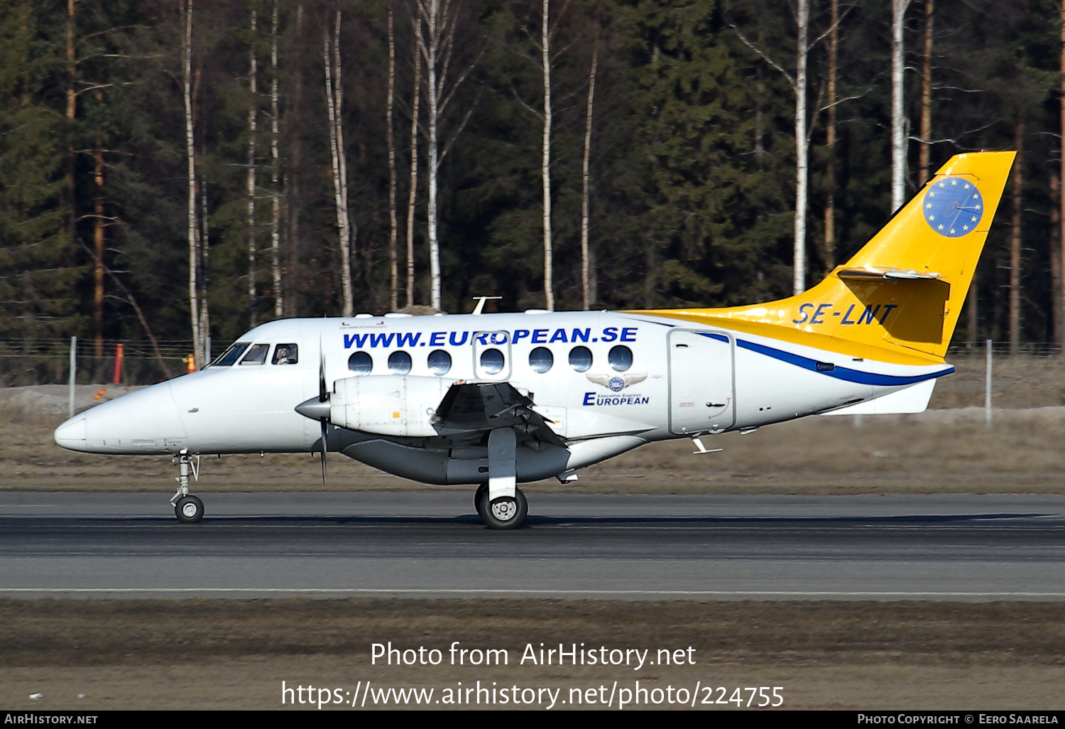 Aircraft Photo of SE-LNT | British Aerospace BAe-3201 Jetstream 32EP | European Executive Express - EEE | AirHistory.net #224755