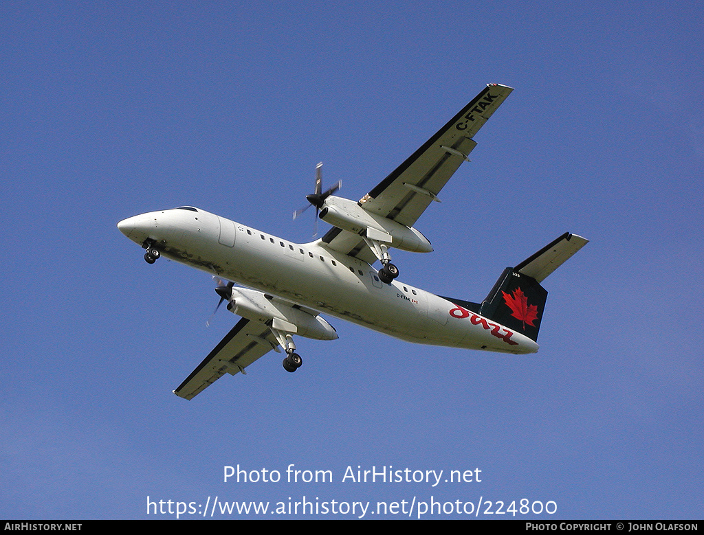 Aircraft Photo of C-FTAK | De Havilland Canada DHC-8-311 Dash 8 | Air Canada Jazz | AirHistory.net #224800