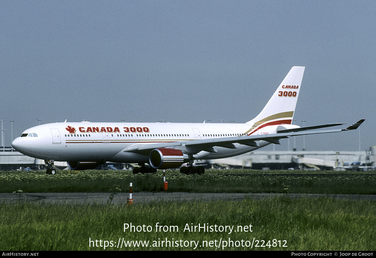 Aircraft Photo of C-GGWC | Airbus A330-202 | Canada 3000 | AirHistory.net #224812