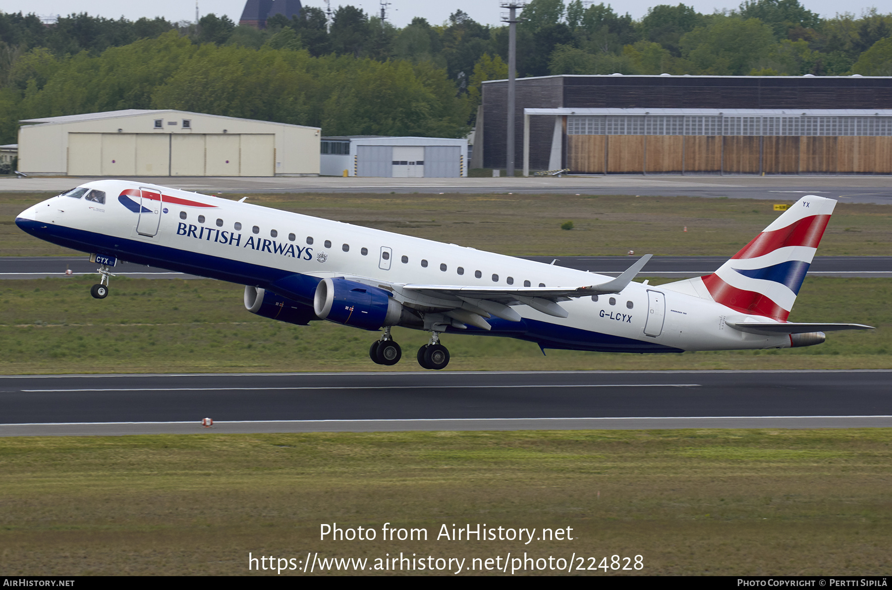 Aircraft Photo of G-LCYX | Embraer 190SR (ERJ-190-100SR) | British Airways | AirHistory.net #224828