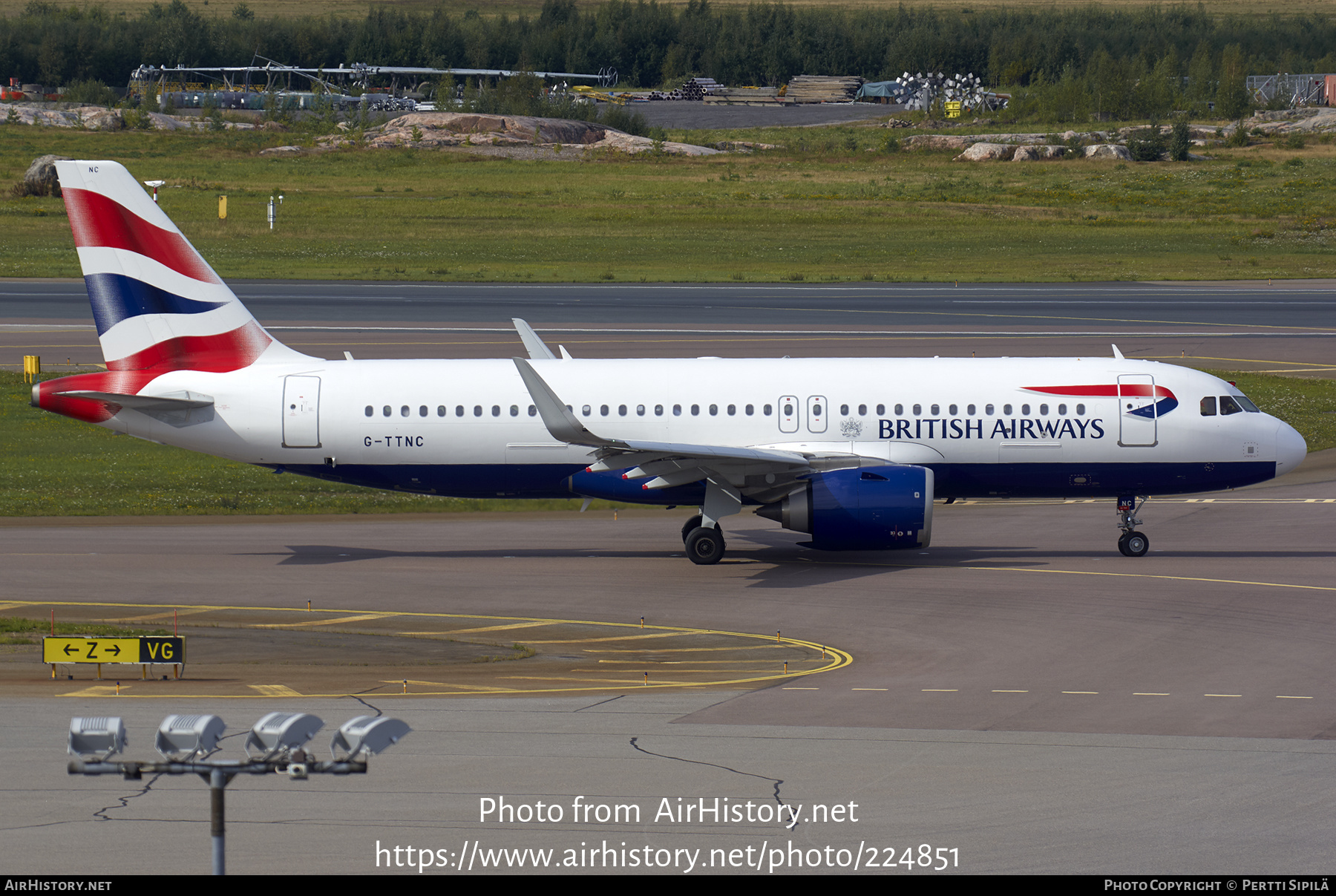 Aircraft Photo of G-TTNC | Airbus A320-251N | British Airways | AirHistory.net #224851