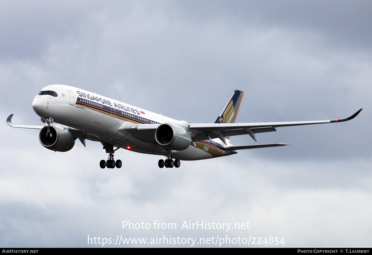 Aircraft Photo of F-WZFU | Airbus A350-941 | Singapore Airlines | AirHistory.net #224854