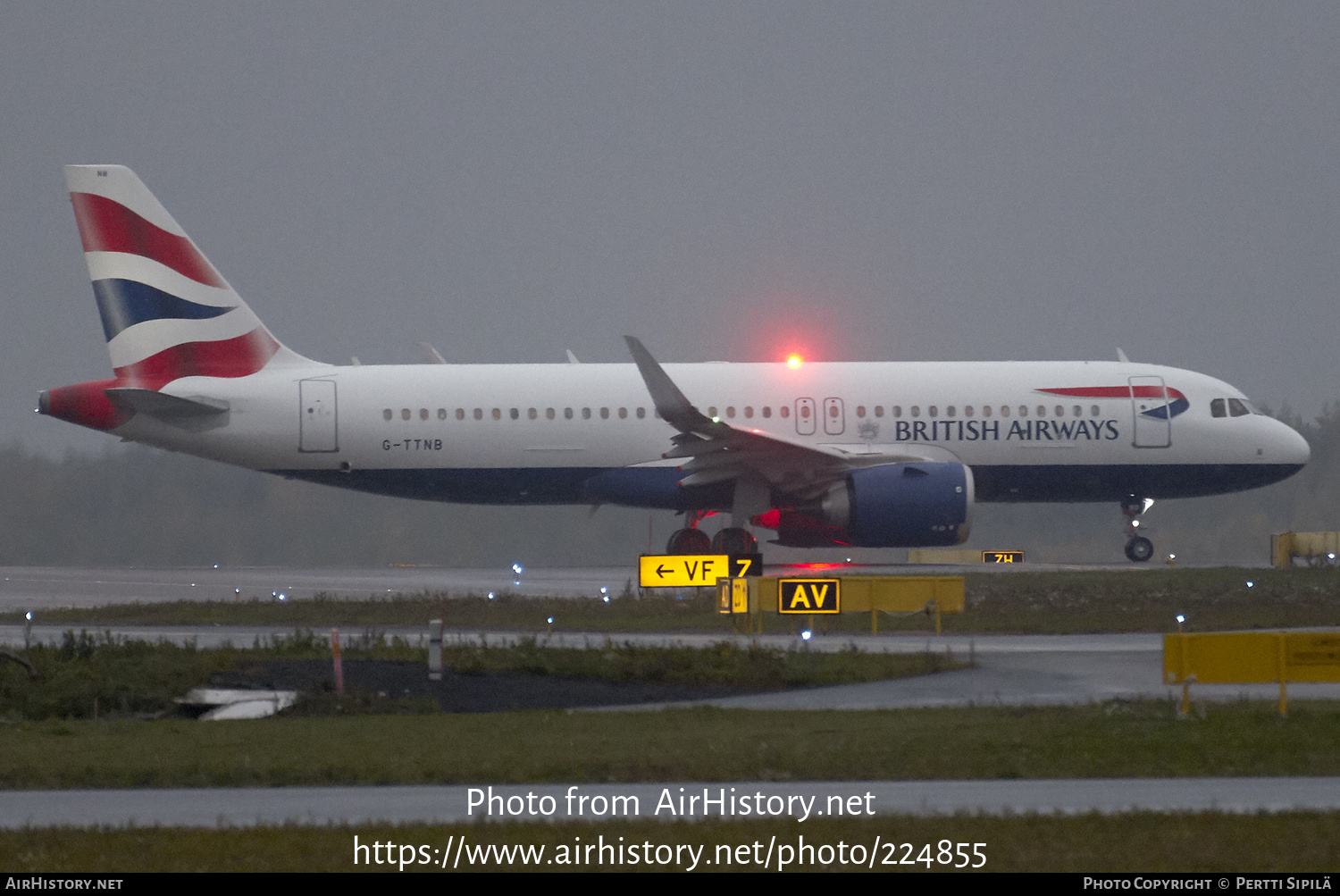 Aircraft Photo of G-TTNB | Airbus A320-251N | British Airways | AirHistory.net #224855