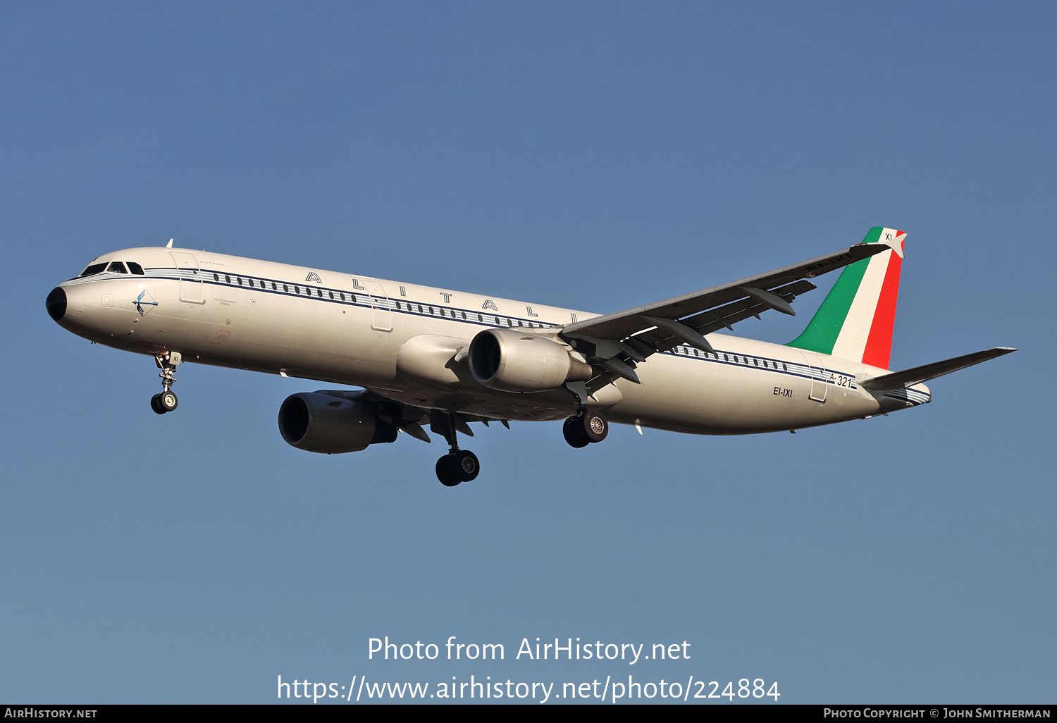 Aircraft Photo of EI-IXI | Airbus A321-112 | Alitalia | AirHistory.net #224884