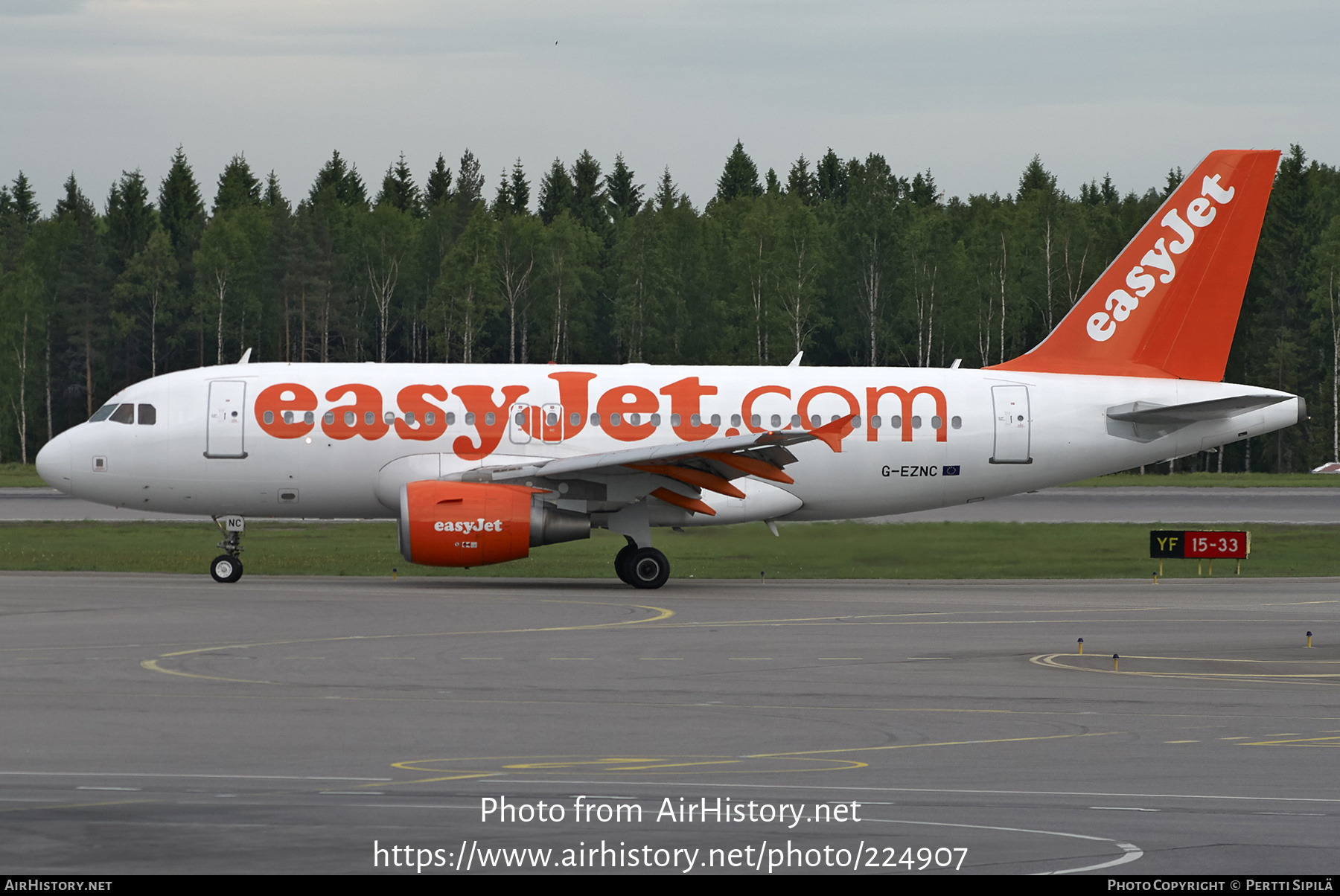 Aircraft Photo of G-EZNC | Airbus A319-111 | EasyJet | AirHistory.net #224907