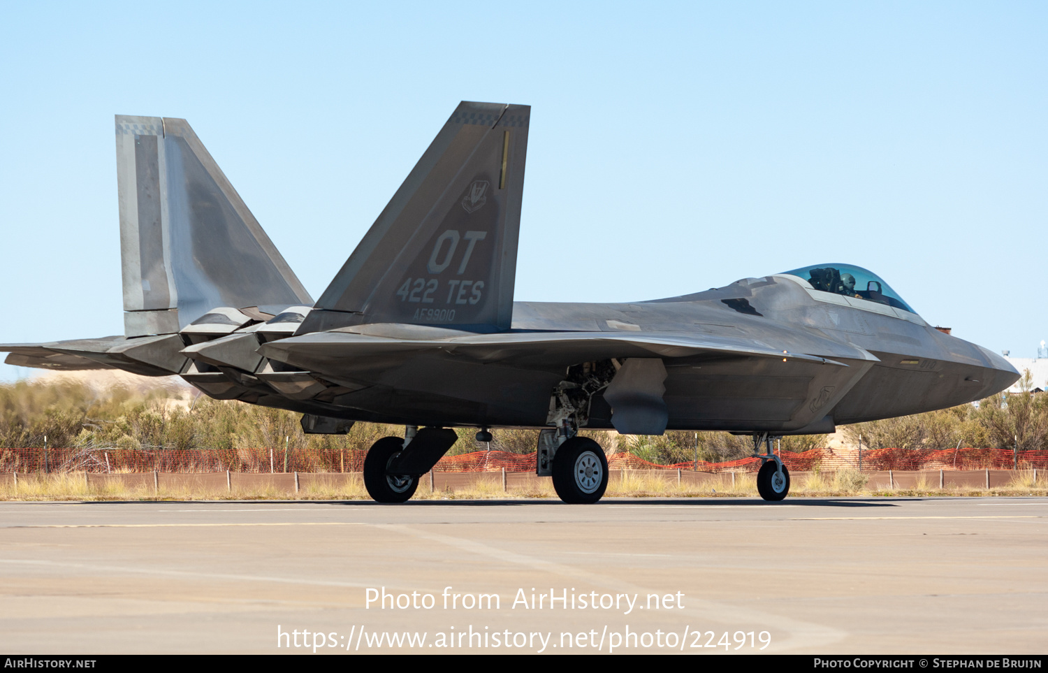 Aircraft Photo of 99-4010 / 99-010 | Lockheed Martin F-22A Raptor | USA - Air Force | AirHistory.net #224919