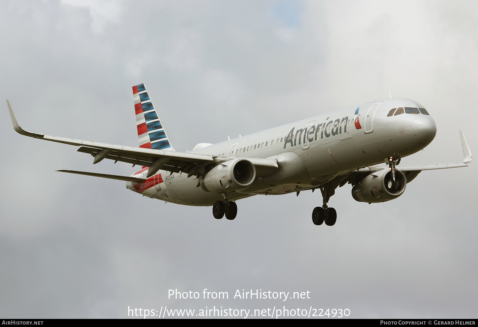 Aircraft Photo of N125AA | Airbus A321-231 | American Airlines | AirHistory.net #224930