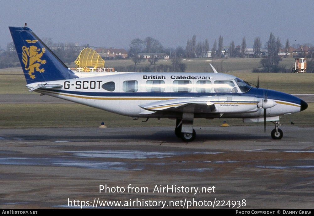 Aircraft Photo of G-SCOT | Piper PA-31-350 Navajo Chieftain | British Caledonian Airways | AirHistory.net #224938