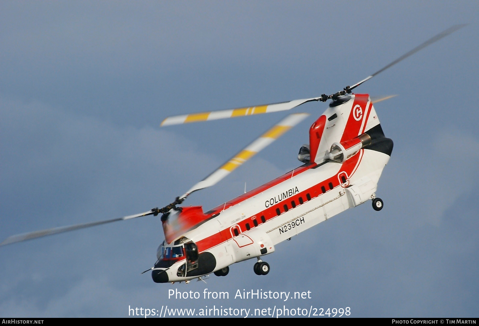 Aircraft Photo of N239CH | Boeing Vertol 234UT | Columbia Helicopters | AirHistory.net #224998