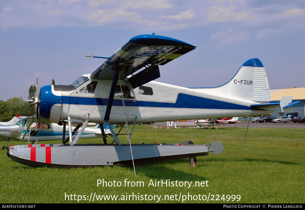 Aircraft Photo of C-FZVR / C-FZUR | De Havilland Canada DHC-2 Beaver Mk1 | AirHistory.net #224999